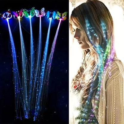 Farfalle led per capelli